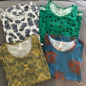 LuLaRoe and Agnes & Dora Patterned Shirts Bundle Size L & XL
